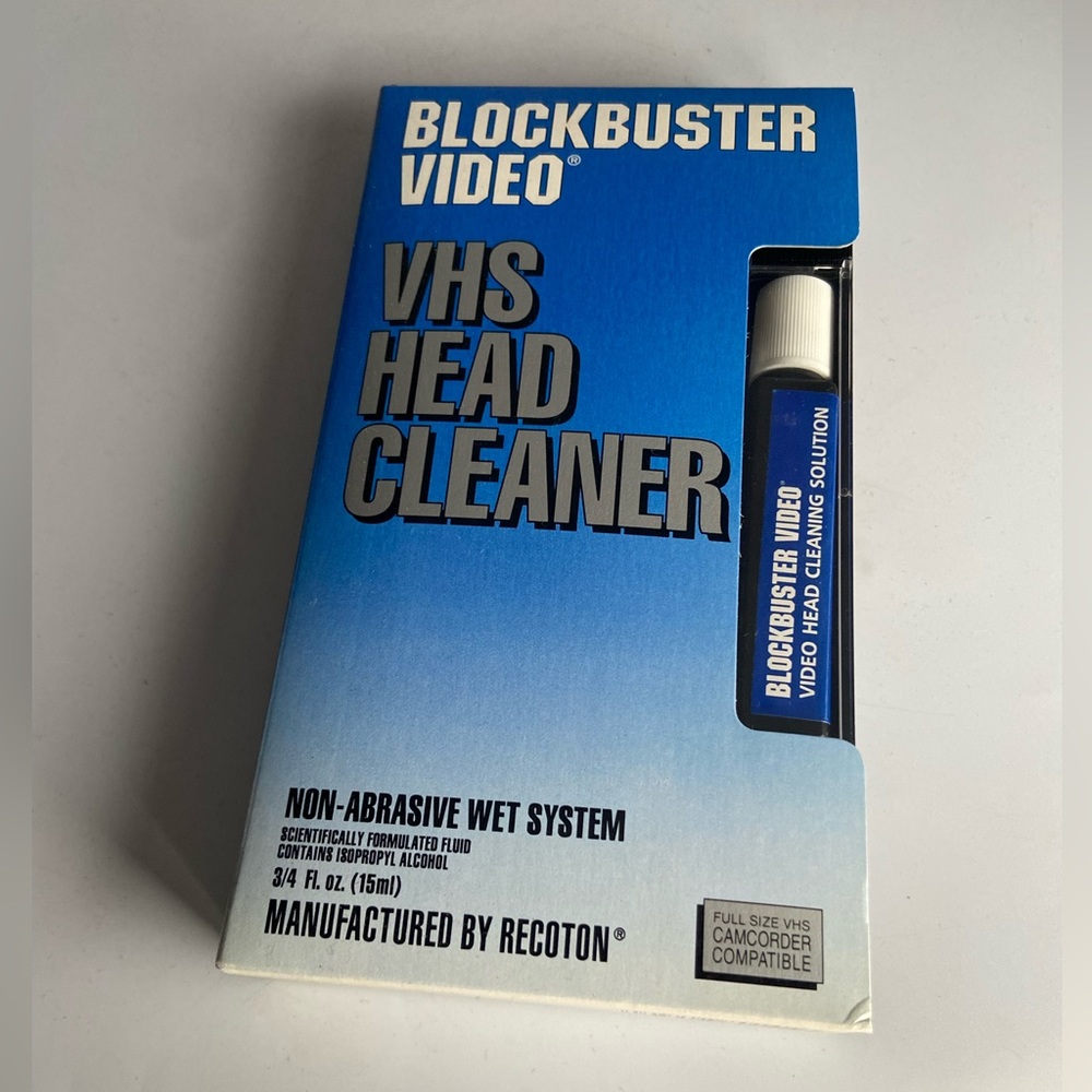 Blockbuster Video VHS Head Cleaner